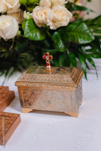 wedding bouquet in a box