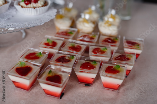 canape with salmon and cheese