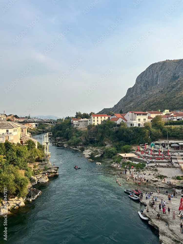 Fototapeta premium Mostar, Bosnia