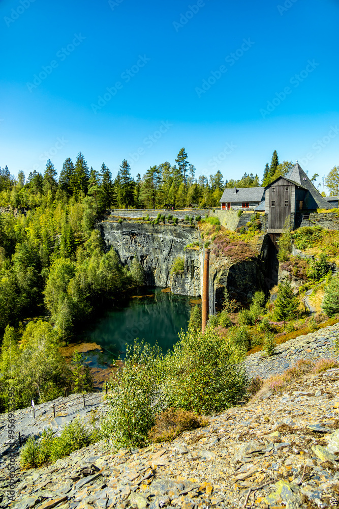 Spätsommer Wanderung durch den wunderschönen Thüringer Schieferpark bei Lehesten am Rennsteig - Thüringen - Deutschland Spätsommer Wanderung durch den wunderschönen Thüringer Schieferpark bei Lehesten am Rennsteig - Thüringen - Deutschland