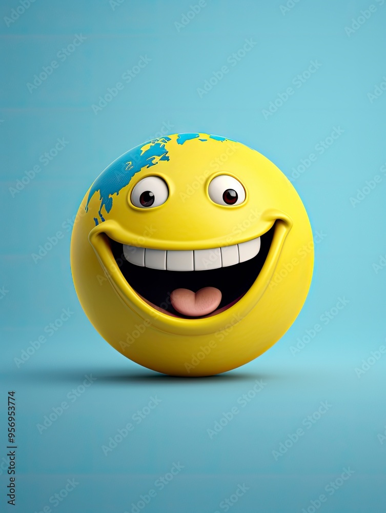 Fototapeta premium background about World smile day illustration, 4k, photorealistic, copy-spacewith generative ai