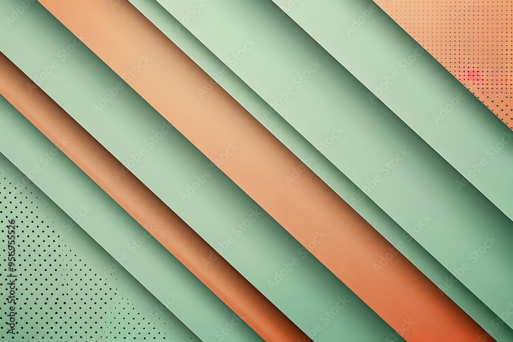 Obraz premium Abstract Background With Diagonal Stripes and Dotted Pattern