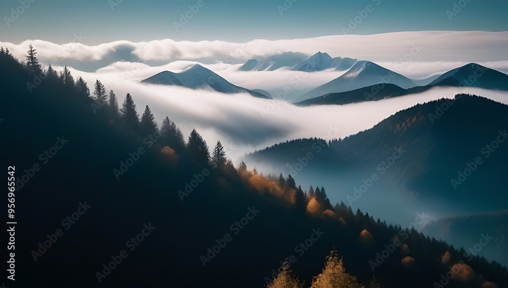 mountains in the morning mountains in the morning
