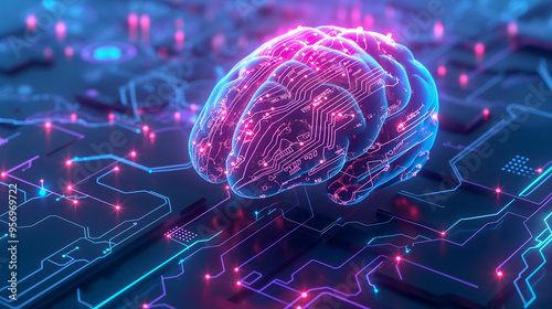ilustração inteligência artificial Artificial Intelligence, 