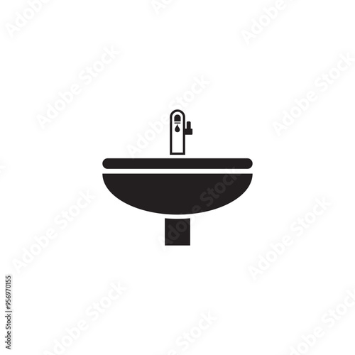 sink icon symbol sign vector
