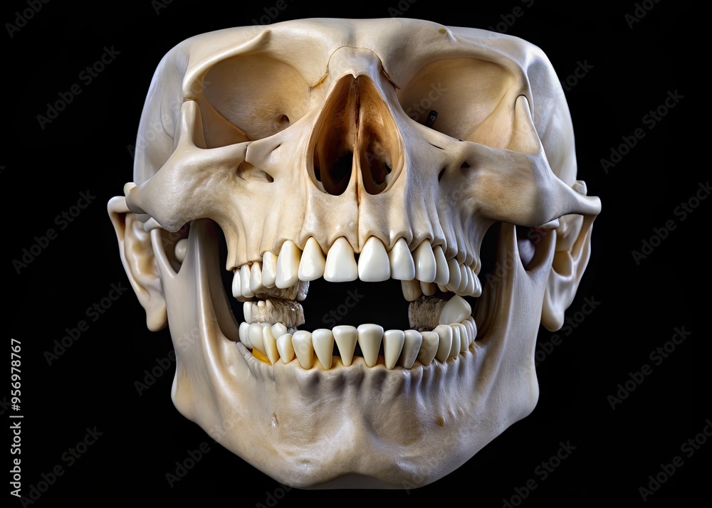 Obraz premium maxilla mandible bilateral symmetry