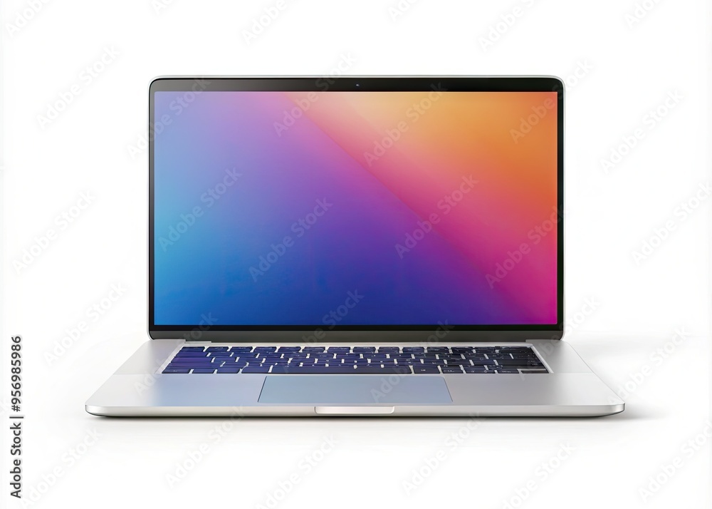 modern minimalist sleek laptop mockup with clean lines and subtle gradient effects on a white background conveying a sense of simplicity and sophistication modern minimalist sleek laptop mockup with clean lines and subtle gradient effects on a white background conveying a sense of simplicity and sophistication