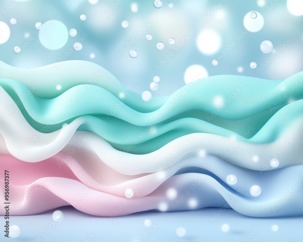 A soft, flowing texture of pastel fabric with gentle waves, evoking a sense of calm and tranquility, perfect for backgrounds. A soft, flowing texture of pastel fabric with gentle waves, evoking a sense of calm and tranquility, perfect for backgrounds.
