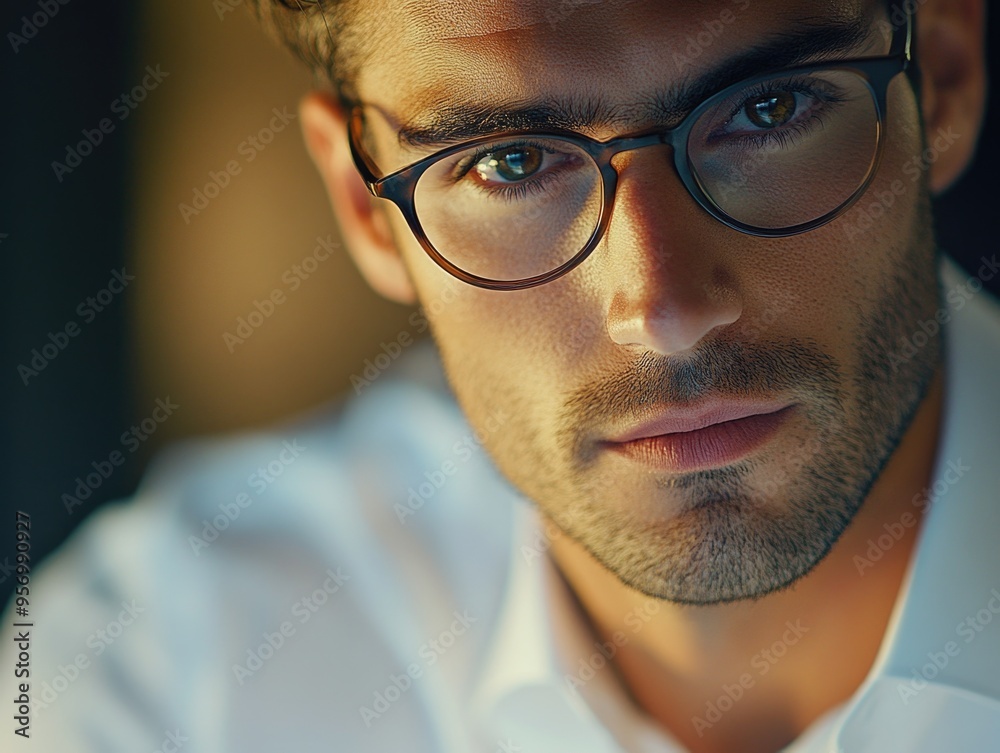 Man with glasses