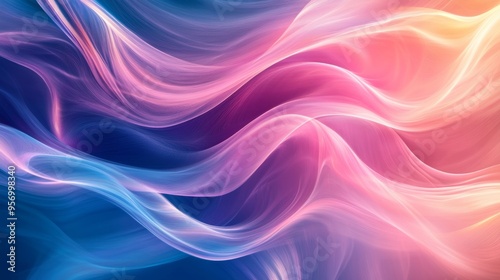 Wallpaper Mural Abstract Waves Torontodigital.ca