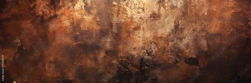 painting brown and black background