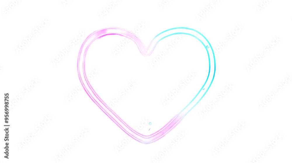 Heart neon Futuristic sign frame pink blue on transparent background
Heart neon Futuristic sign frame pink blue on transparent background