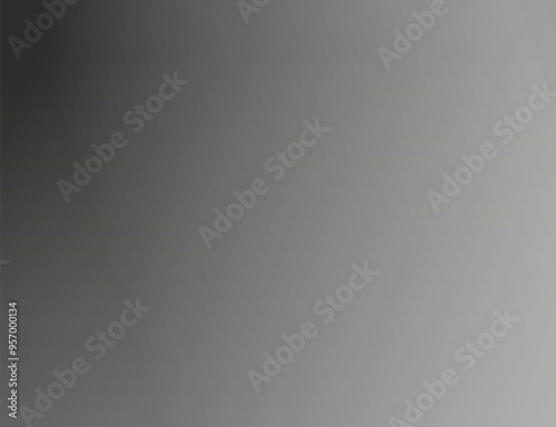 Abstract gray background with grainy gradient. Transparent dark gray light leak effect. Soft colors vector gradient background palette