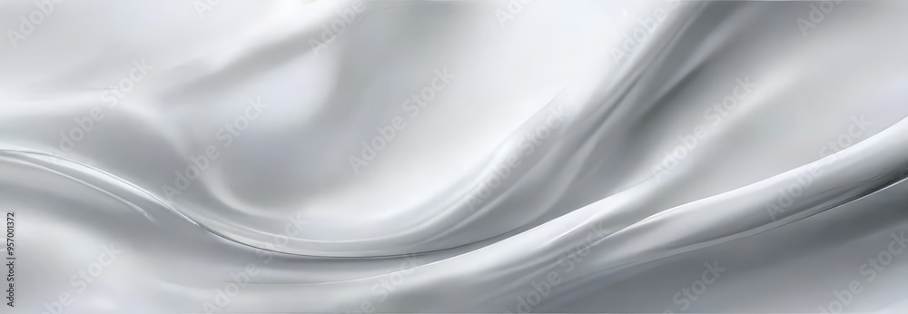 white silk fabric with smooth, and smooth effect white silk fabric with smooth, and smooth effect