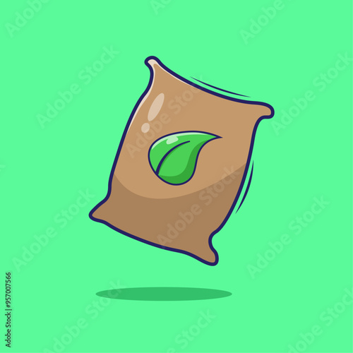 Organic fertilizer vector illustration suitable used for icon symbol mascot and others