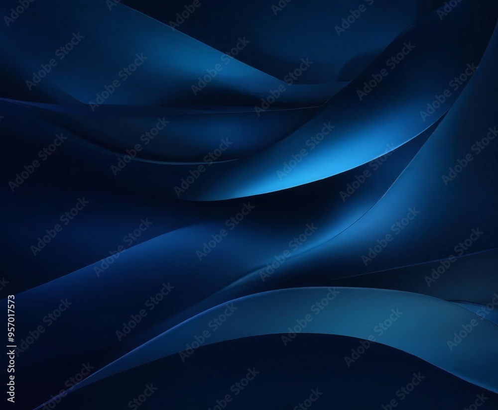 Obraz premium dark blue background with curved curve