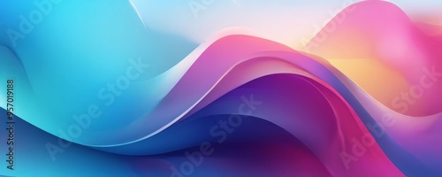 abstract background with colorful shapes