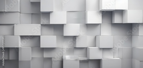 abstract 3d cubes background