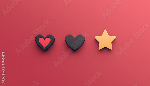 A single, small icon or symbol, such as a star or heart, centered on a solid background.