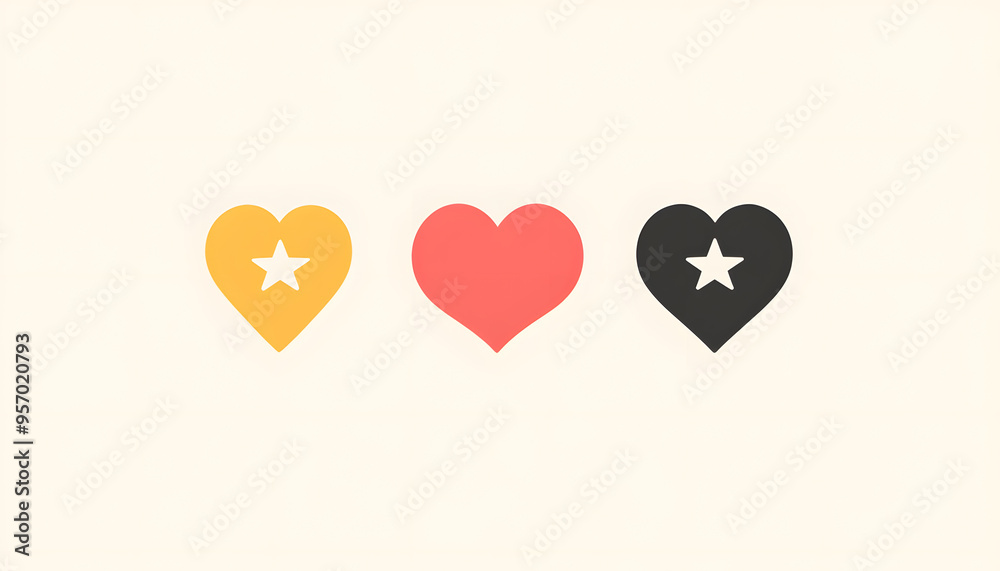A single, small icon or symbol, such as a star or heart, centered on a solid background.