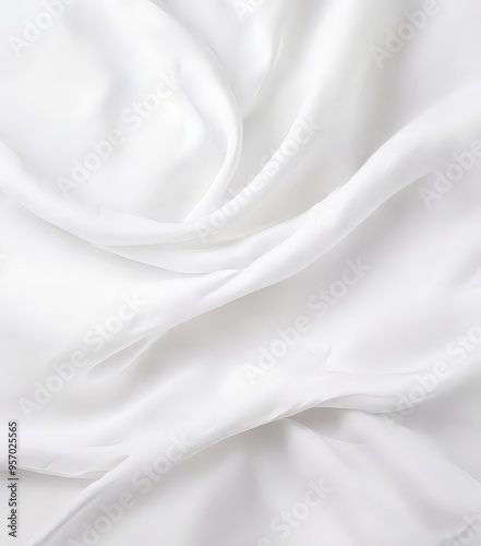 white silk fabric background