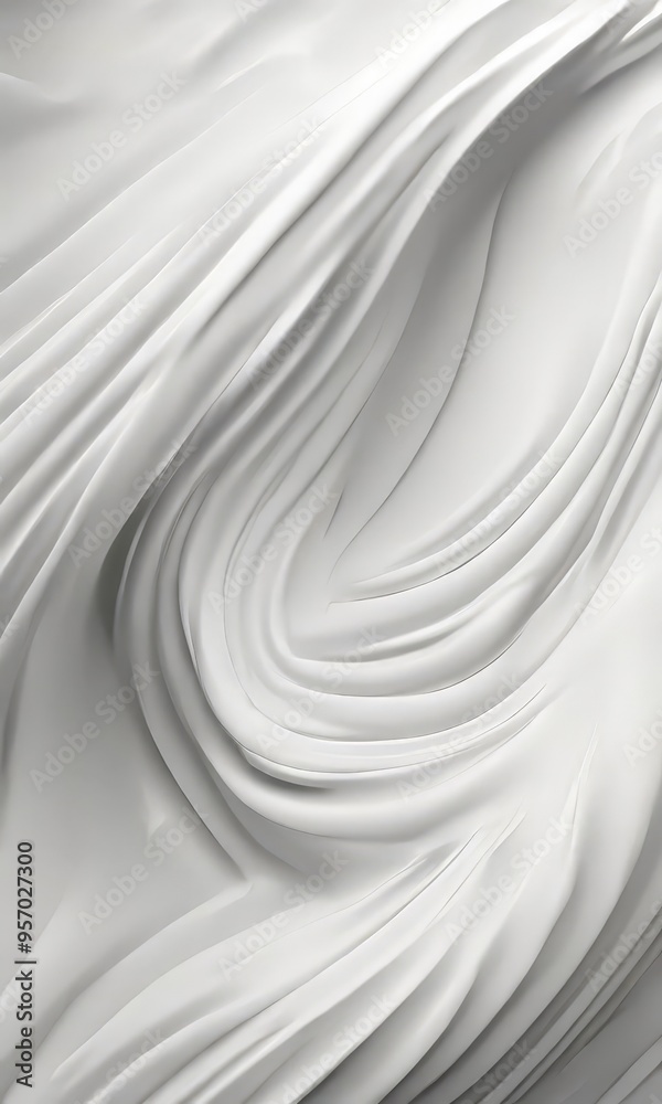 Obraz premium white silk fabric texture background