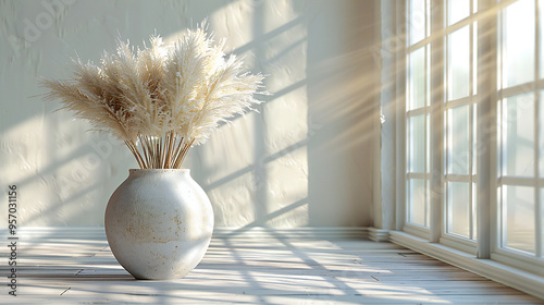 vase on the floor