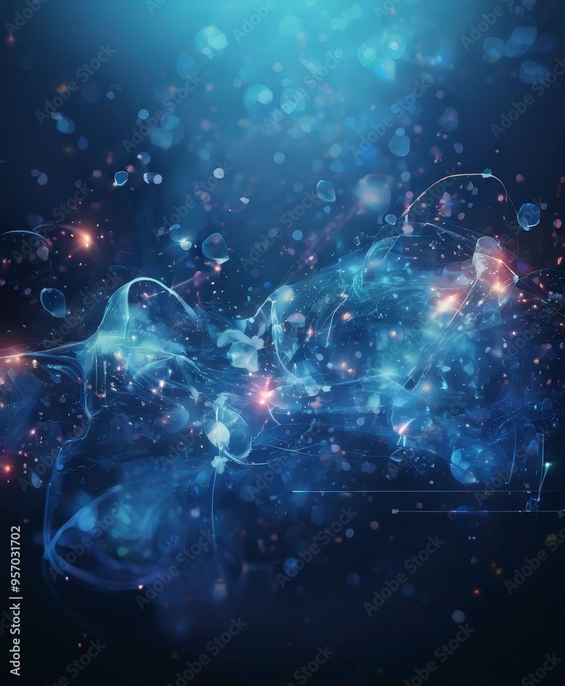 abstract blue background with glowing lights abstract blue background with glowing lights