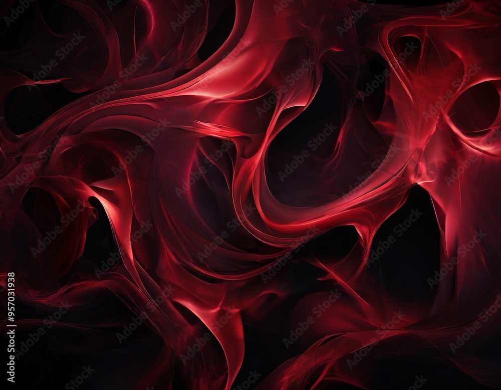 Obraz premium red smoke wallpapers