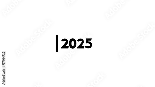 vector change year from 2024 to 2025 animation good for web, design, animation, ui ux design, background