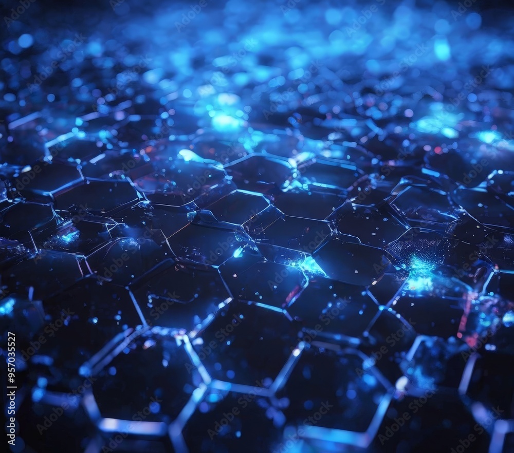 abstract 3d hexagonic structure abstract 3d hexagonic structure