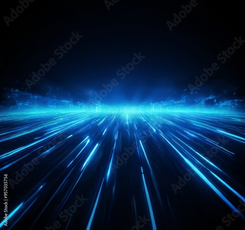dark blue background with light streaks