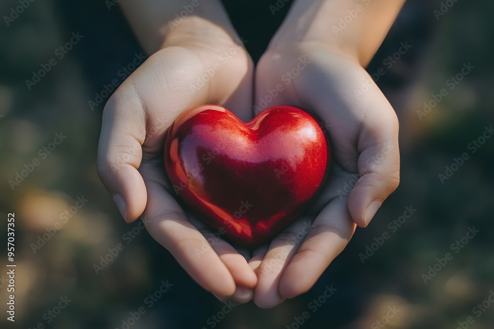 Obraz premium heart in the hands