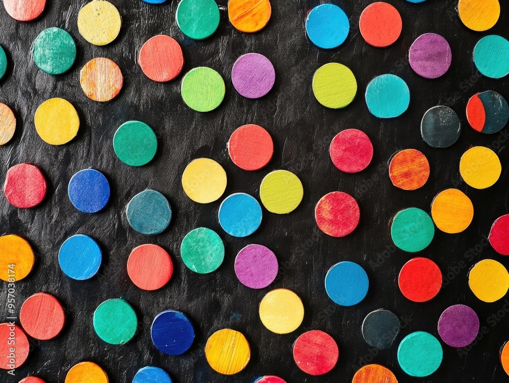 Colorful Circles Close Up Colorful Circles Close Up