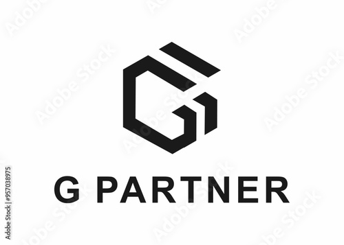 letter g partner logo, design, vector, illustration, creative icon, template