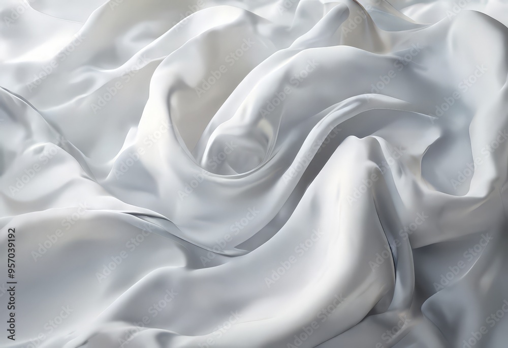 Fototapeta premium white silk fabric background