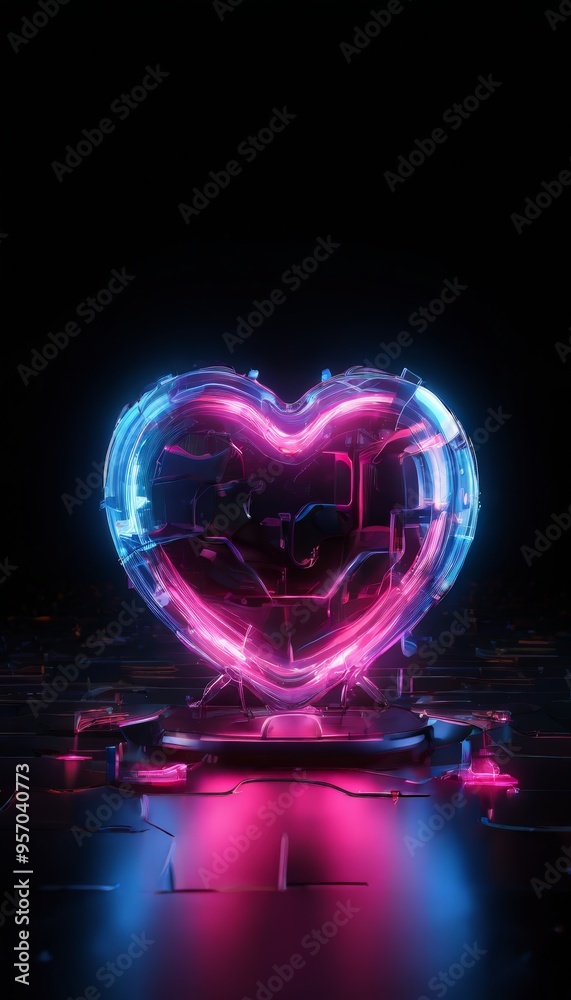 neon heart wallpapers - screenshote neon heart wallpapers - screenshote