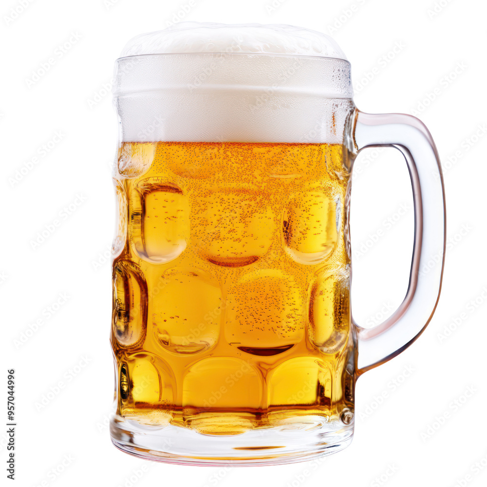 Mug of beer, Wort drink object isolated on transparent png. Mug of beer, Wort drink object isolated on transparent png.