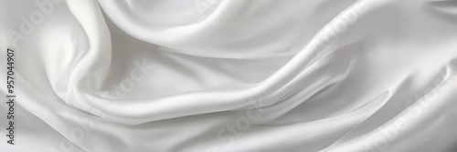 white silk fabric background