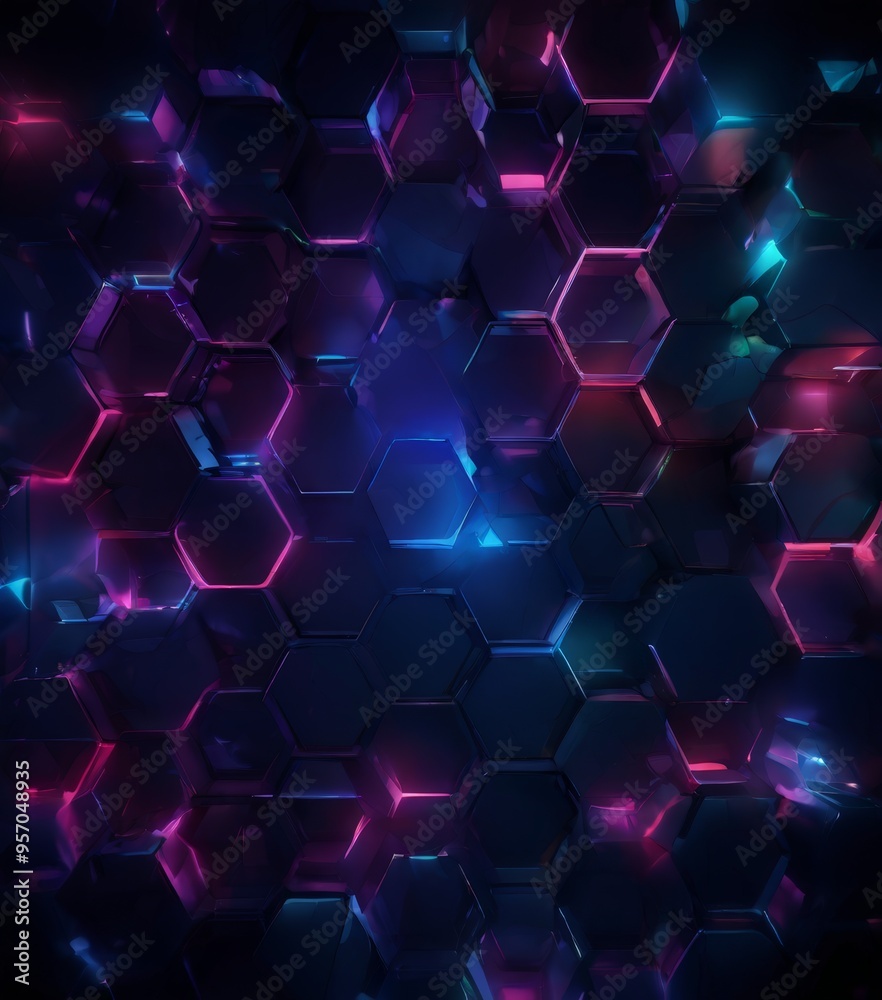 abstract geometric background with hexagons abstract geometric background with hexagons
