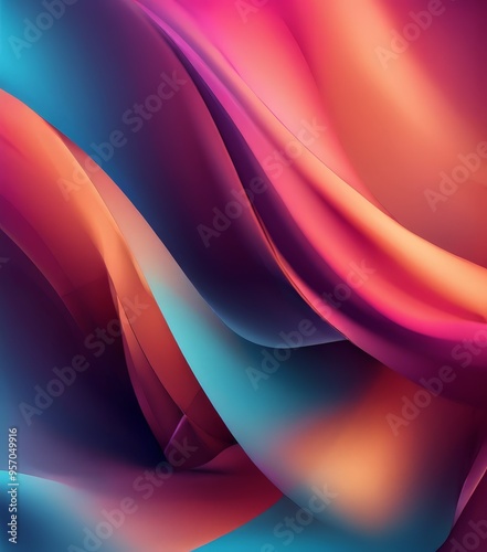 abstract background with colorful shapes