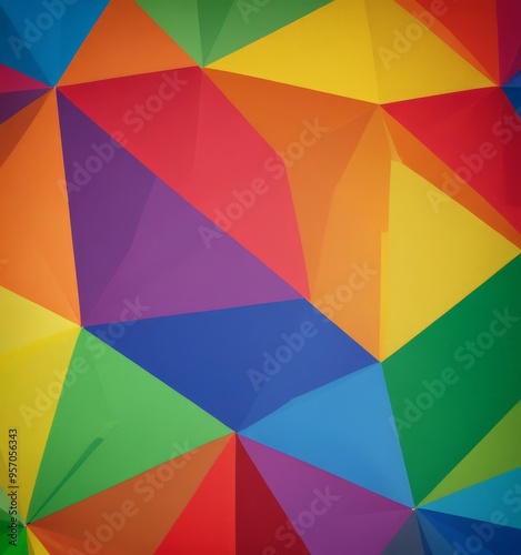 colorful abstract background with triangles