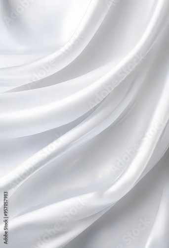 white silk fabric background