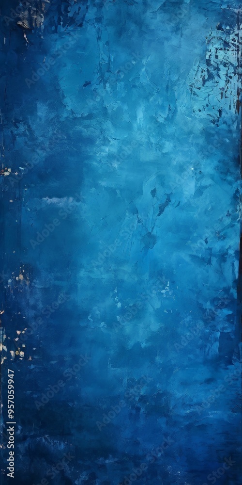 Naklejka premium painting blue background with black border