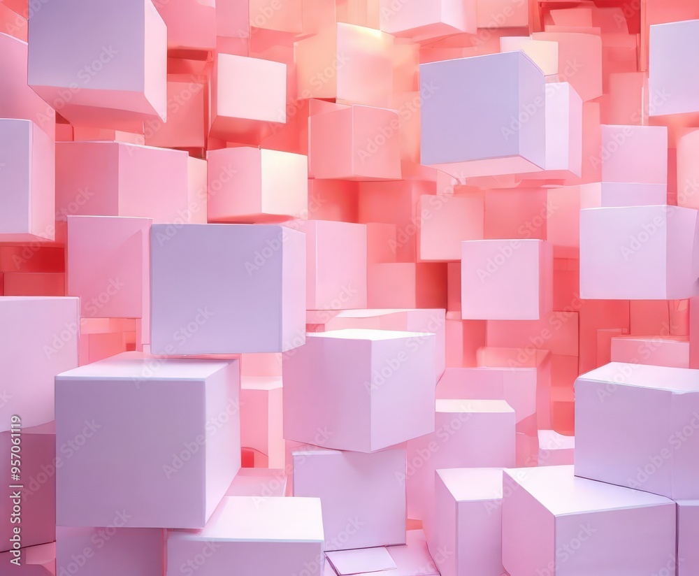 large pile white cubes large pile white cubes