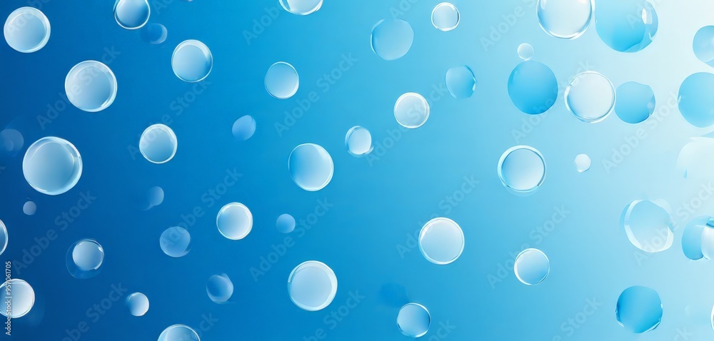 water drops on blue background water drops on blue background