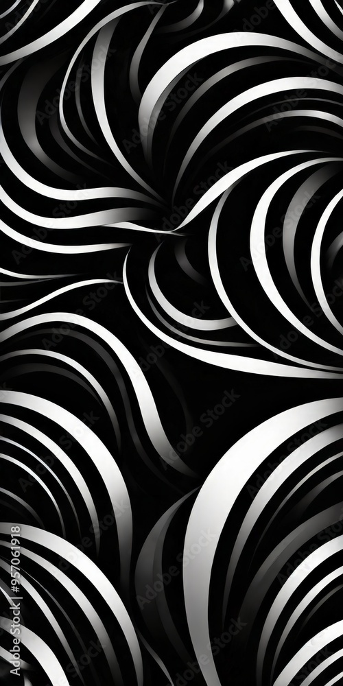 black and white abstract background with wavy pattern black and white abstract background with wavy pattern