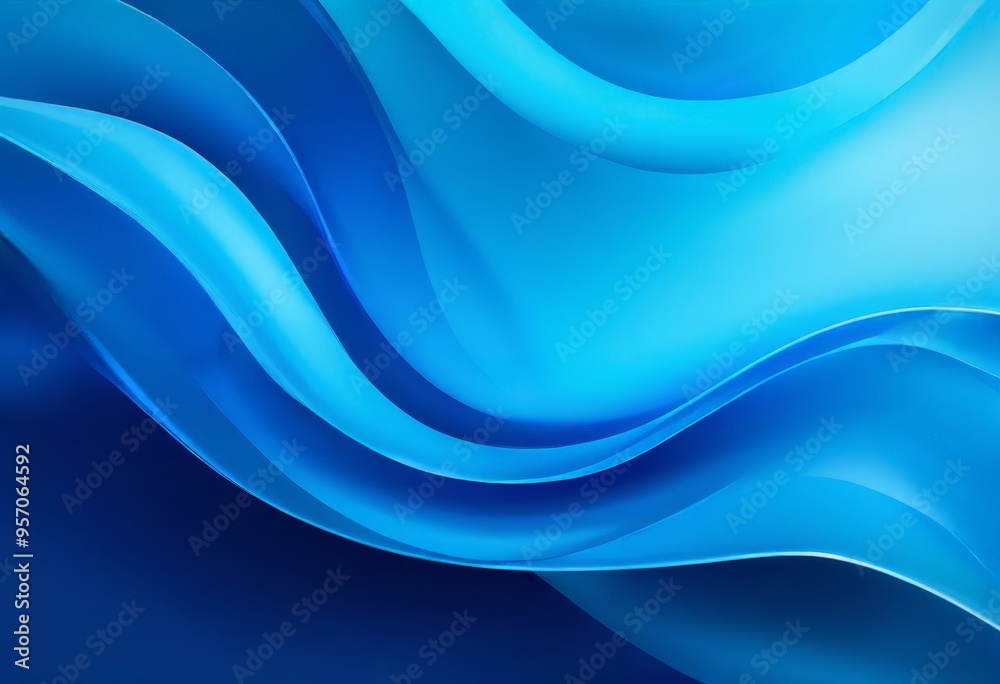 blue abstract background with smooth waves blue abstract background with smooth waves