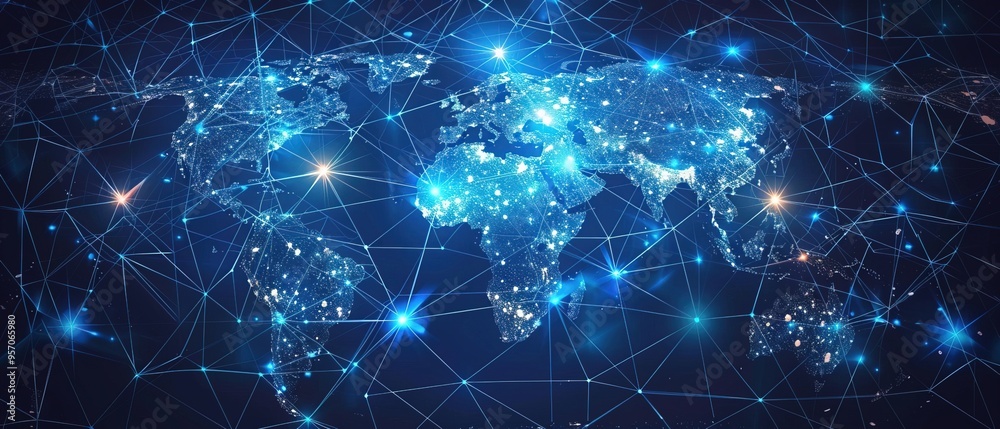 Global business structure of networking. Analysis and data exchange customer connection Global business structure of networking. Analysis and data exchange customer connection