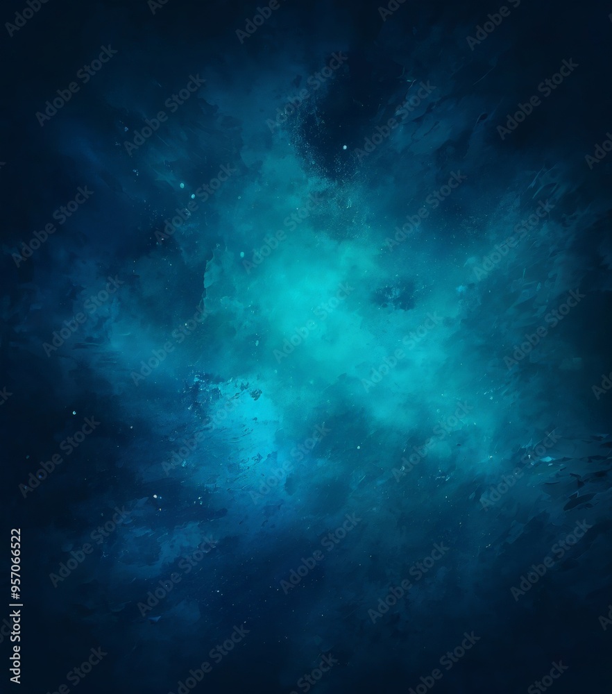 dark blue nebula space background with stars